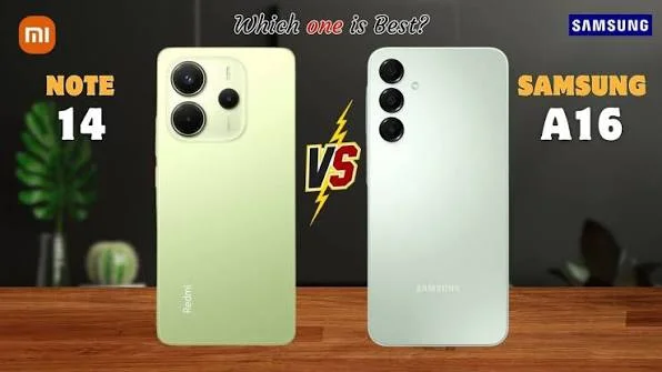 مقایسه Redmi Note 14 و Galaxy A16 مقایسه Redmi Note 14 و Galaxy A16